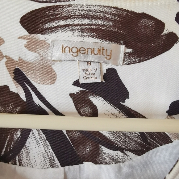 Bold print jacket top - Picture 6 of 10